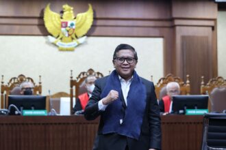 Sekjen PDIP Hasto Kristiyanto di Pengadilan Tipikor Jakarta